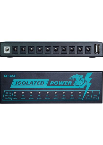 M-Vave Izole Güç Gitar Efekti Pedal 10 Izole Çıkışlar Dc Çıkış 9V Pedal Güç Kaynağı Pedal Kartı Gücü, Abd Fişi Için (Yurt Dışından) modelleri