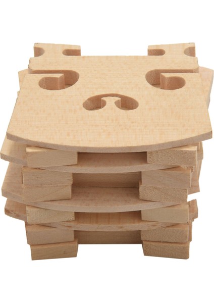 10PCS Tip Maple Bemin Köprüsü 1/8 ve 1/4 &amp; 1/2 &amp; 3/4 ve 4/4 Keman Köprüleri Keman Parçaları Dizilmiş Enstrümanlar (Yurt Dışından)