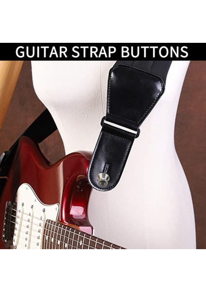 12PCS Gitar Kayış Düğmeleri Kilit Pimleri Akustik Gitar, Elektro Gitar, Bas, Ukulele Için Gitar Metal Kayış Düğmeleri (Yurt Dışından) fiyatları