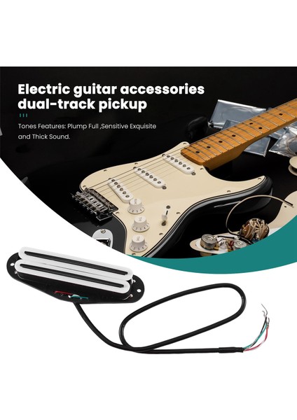 Sıcak Ray Pikapları Çift Parça 11K Alnico5 Gitar Pikap Fit Fender Strat Squier Tele Elektro Gitar, Beyaz (Yurt Dışından) indirimleri