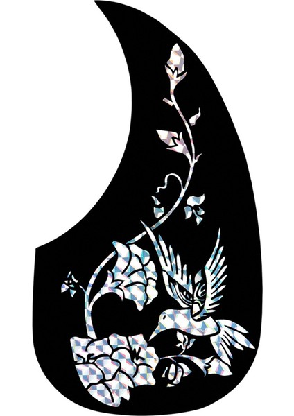 Gitar Anti-Skid Plaka Gözyaşı Şeklinde Halk Klasik Gitar Pickguard Anti-Slatch Hummingbird (Yurt Dışından)