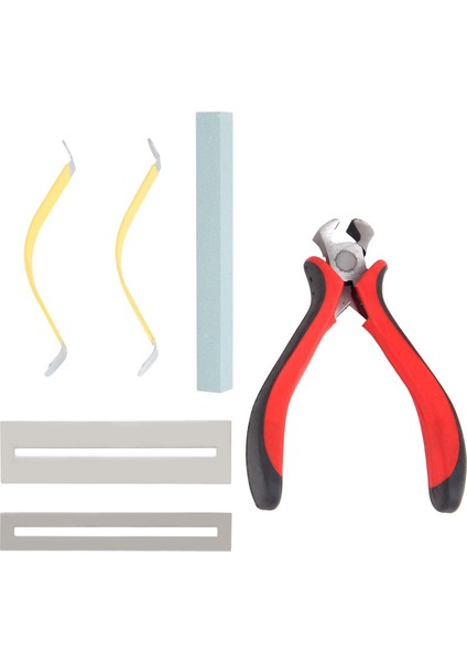 Gitar Temiz Cila Aletleri 6 Adet Profesyonel Luthier Araçları Onarım Kiti Kesici Tel Gitar Alet Seti (Yurt Dışından)