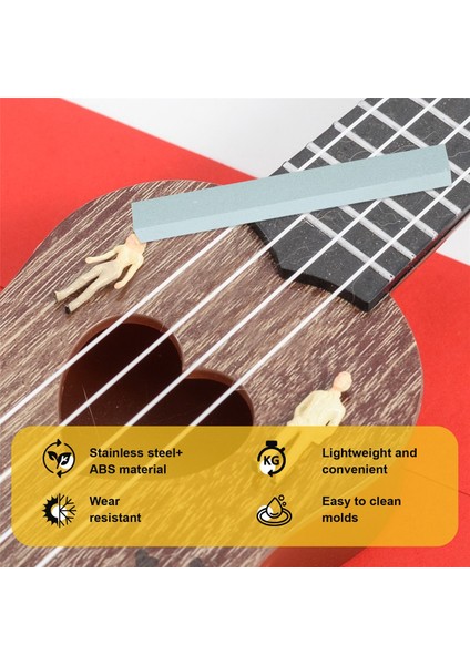 Gitar Temiz Cila Aletleri 6 Adet Profesyonel Luthier Araçları Onarım Kiti Kesici Tel Gitar Alet Seti (Yurt Dışından) fırsatları