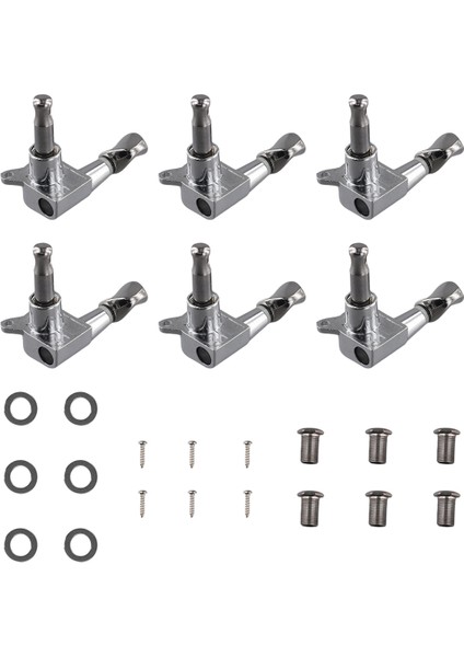 6pcs 6r Gitar Ayarlanması Pegs Tuner Makine Başlıkları Çamurluk Değiştirme Için (Yurt Dışından) fiyatları