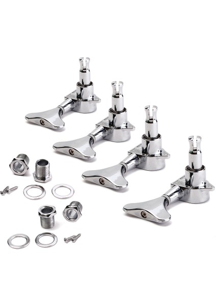 4r Elektrik Bas Gitar Tuner Makine Başlıkları Bas Gitar Ayarlanma Talavları Talk Tuşları Krom Gitar Parçaları (Yurt Dışından) fırsatları