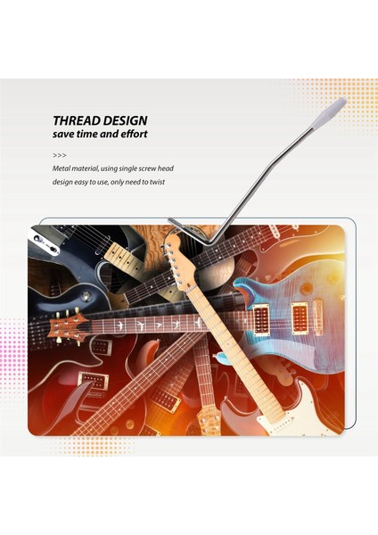 Elektro Gitar Enstrümanları Için Gümüş 5.0mm Rocker Tremolo Kol Vibrato Çelik Kolu (Yurt Dışından) fiyatları