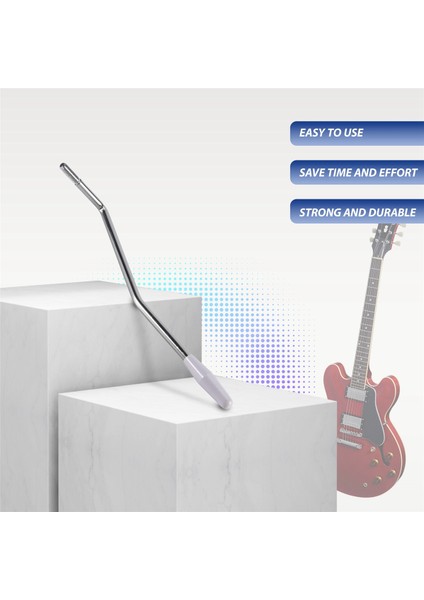 Elektro Gitar Enstrümanları Için Gümüş 5.0mm Rocker Tremolo Kol Vibrato Çelik Kolu (Yurt Dışından) modelleri