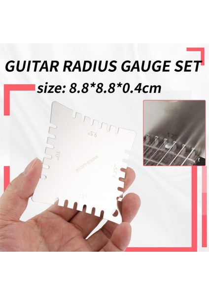 4 Adet Klavye Yarıçapını Ölçmek Için Gitar Çentikli Yarıçap Göstergeleri (Yurt Dışından) indirimleri