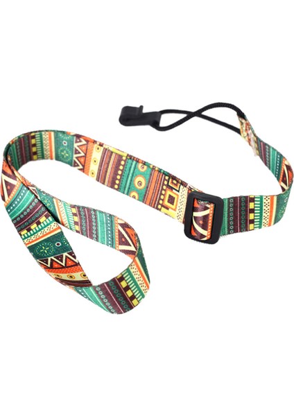 Ayarlanabilir Yumuşak Polyester Gitar Ukulele Gitar Akustik Bas Omuz Kayışı Kemer Bandı Kanca Kayışı (Yurt Dışından)