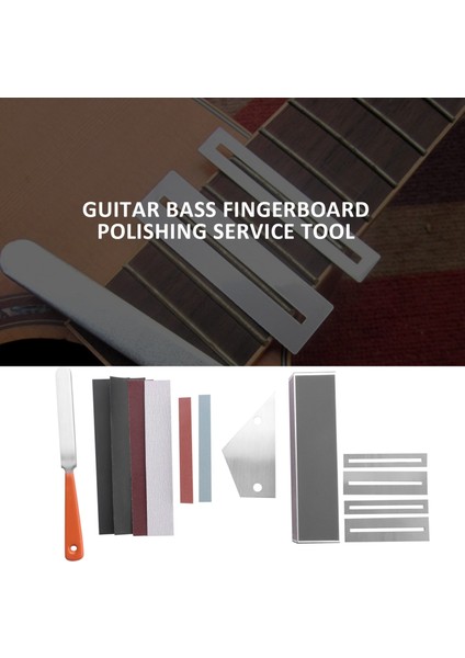 13PCS Gitar Luthier Araçları Gitar Fret Dosya Gitar Perdesi Tesviye Kiriş Köyü Koruyucu Fret Rocker Gitar Aksesuarları (Yurt Dışından) fırsatları