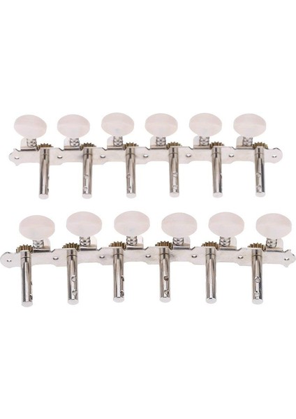 6R6L 12 Dize Akustik Gitar Ayarlama Anahtar Peg Tuner Makine Başı Dize Tuner Düğmesi (Yurt Dışından) modelleri