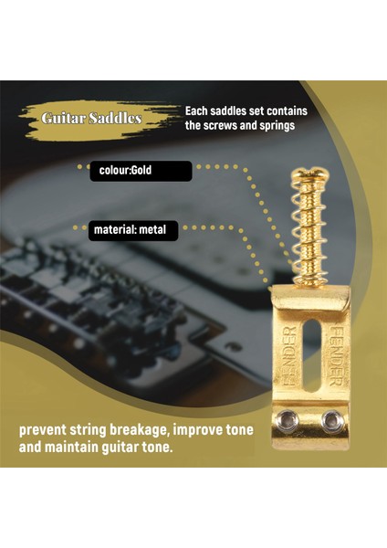 6 Roller Köprü Çekme Dize Kodu Stratocaster Telecaster Için Elektro Gitar Eyer Ele Gitar Aksesuarları Altın (Yurt Dışından) indirimleri