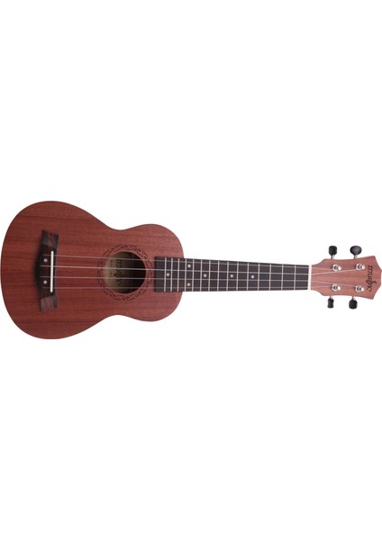 21 Inç Ukulele Soprano Acemi Ukulele Gitar Ukulele Maun Boyun Hassas Ayarlama Peg 4 Teller Ahşap Ukulele (Yurt Dışından)