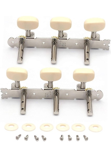 Vintage Gitar Ayarlanması Pegs Altın Kaplama Makine Başlıkları Ayar Tuşları Tuner Klasik Gitar 3l 3r Için Tek Delik (Yurt Dışından) indirimleri