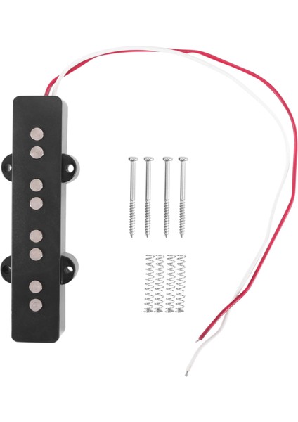 Pro Electric Bass Açık Tip 4 String Caz Bas Jb Style Için Noiseless Bridge Pickup, Siyah 95X18.3MM (Yurt Dışından)
