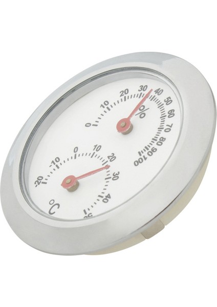 Dairesel Higrometre Mini Higrometre Gümüş Islak ve Kuru Termometre Gitar Termometresi Keman Termometresi (Yurt Dışından) fiyatları