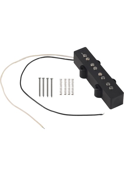 Pro Electric Bass Açık Tipi 4 String Caz Bas Jb Style Için Noiseless Bridge Pickup, Siyah 92X18.3MM (Yurt Dışından)