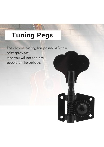 5pcs Gitar Aksesuar Vintage Açık Bas Gitar Ayarlama Anahtarları Pegs Makine Başlıkları Tunerler Siyah 1L4R 5 Dizeler Için Bas Siyah (Yurt Dışından) fiyatları