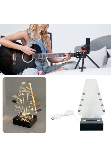Gitar Seçme Raf Tutucu Taban Seçimler Için Depolama ve Ekran Işık Up Gitar Seçme Tutucu Akrilik Elektro Gitar Seçim Standı (Yurt Dışından) fiyatları