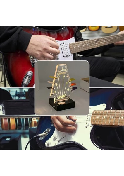 Gitar Seçme Raf Tutucu Taban Seçimler Için Depolama ve Ekran Işık Up Gitar Seçme Tutucu Akrilik Elektro Gitar Seçim Standı (Yurt Dışından) indirimleri