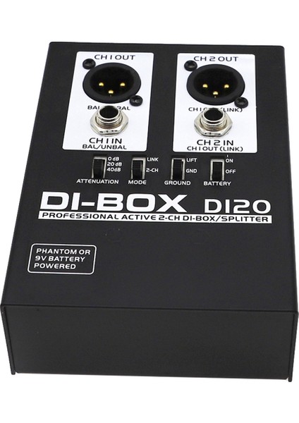 Ses Aktif Di Kutu Doğrudan Enjeksiyon Kutusu Düşük Gürültülü Gitar Bas Di 2 Kanal Ses Dönüştürücü Çok Amaçlı Mikser Ses (Yurt Dışından) fırsatları