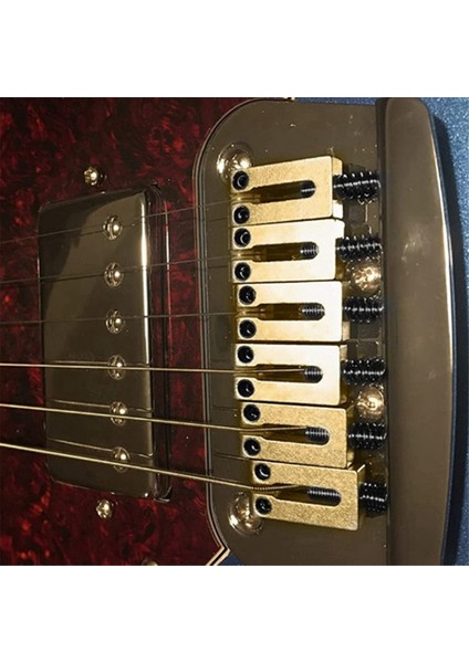 12PCS 10.5mm Pirinç Saddeler Paslanmaz Çelik Silindir Elektro Gitar Tremolo Köprü Saddles (Yurt Dışından) modelleri