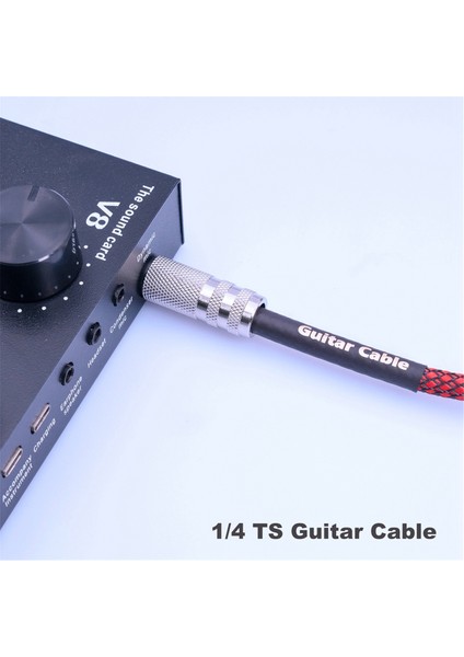 6.35MM Erkekten Erkek Düz 1/4inch Stereo Kablo Gitar Enstrüman Kablosu Elektro Gitar, Bas, Amplifikatör 1.8 Metre (Yurt Dışından) indirimleri