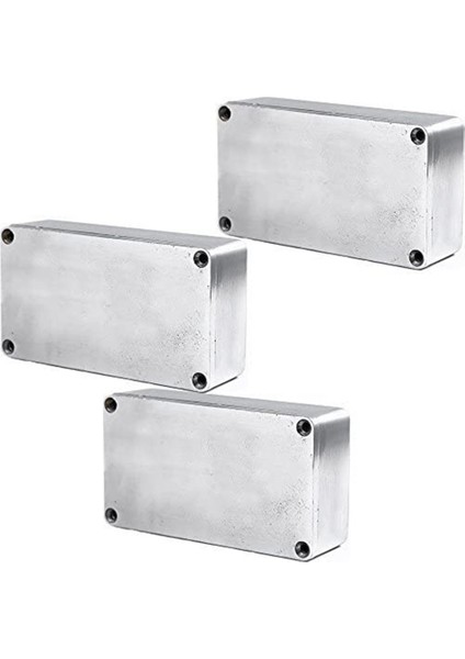 3pcs 1590B Stil Gitar Efektleri Pedal Alüminyum Stomp Kutusu Muhafazası Için Dıy Guitar Pedal Kiti (Yurt Dışından)
