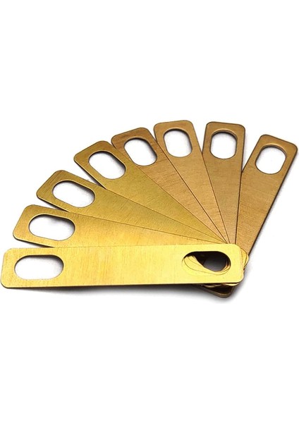 Yeni 8pcs Gitar Boyun Plakası 0.2mm 0.5mm 1mm Gitar Conta Yedek Gitar Boyun Şim Yükseltme Conta Aksesuarları (Yurt Dışından)