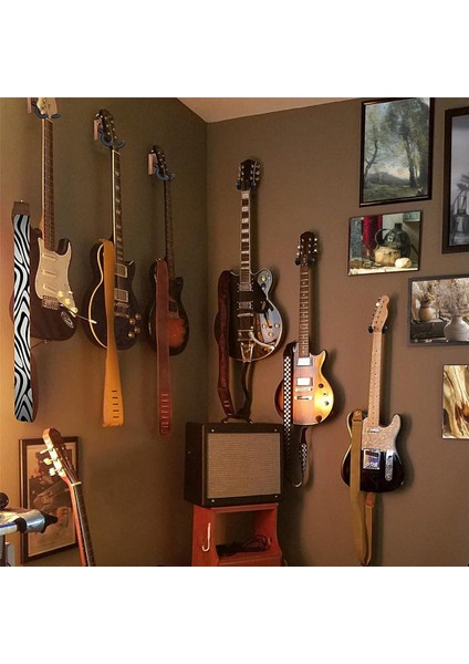 4pcs Gitar Duvarı Montajı, Gitar Kancası, Ceviz U Şeketli Gitar Askı Duvar Montajı Akustik, Elektro Gitar, Bas (Yurt Dışından) indirimleri