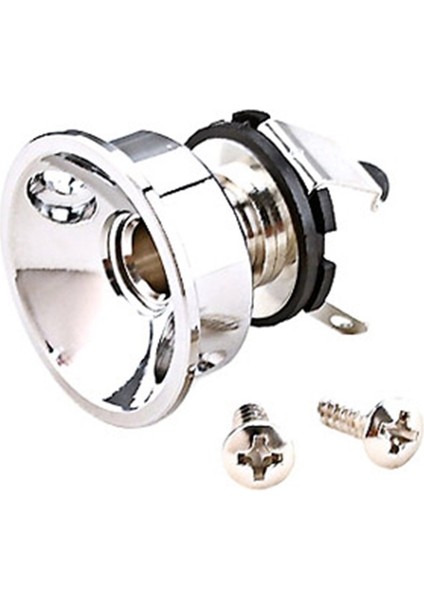 6.35MM 1/4inch Gitar Jakı Stereo Çıkış Soketi Için Telecaster Elektro Gitar Parçaları (Yurt Dışından)