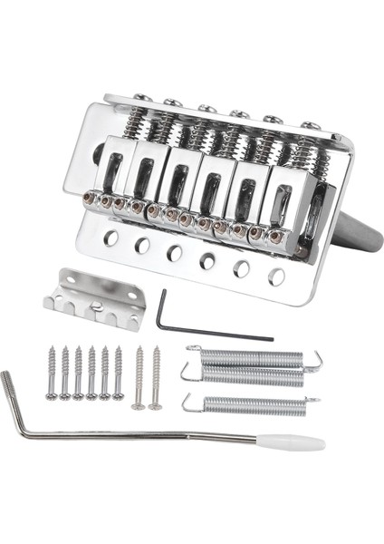 Elektro Gitar Için Tek Salıncak Köprüsü Sq St Tremolo Köprü Sistemi Çekme Plaka Dize Köprüsü Içbükey String Kodu Gümüş (Yurt Dışından) fiyatları