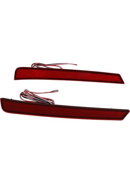 Araba Led Arka Tampon Reflektörü Işık arka lamba sis Toyota Vellfire için Işık 40 Serisi 2023+ Kırmızı (Yurt Dışından)