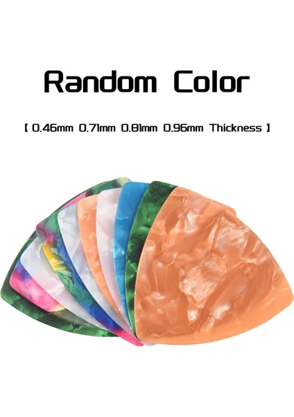 40PCS Gitar Seçimleri, 0.46MM 0.71MM 0.81MM 0.96MM Kalınlıkta Selüloid Gitar Seçim Baslar Için Meltramlar, Akustik Gitarlar (Yurt Dışından) modelleri