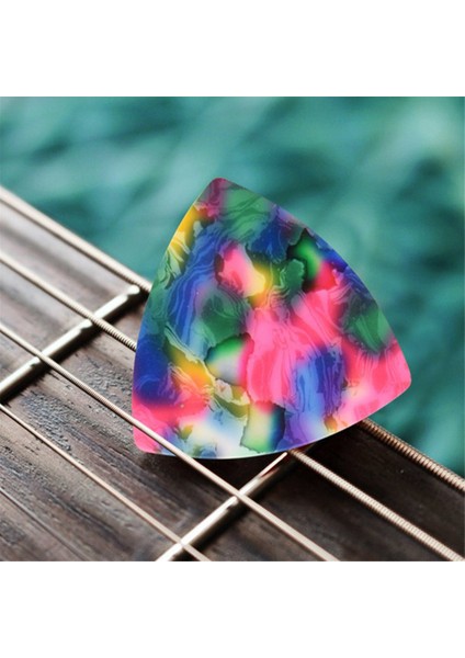 40PCS Gitar Seçimleri, 0.46MM 0.71MM 0.81MM 0.96MM Kalınlıkta Selüloid Gitar Seçim Baslar Için Meltramlar, Akustik Gitarlar (Yurt Dışından) fırsatları