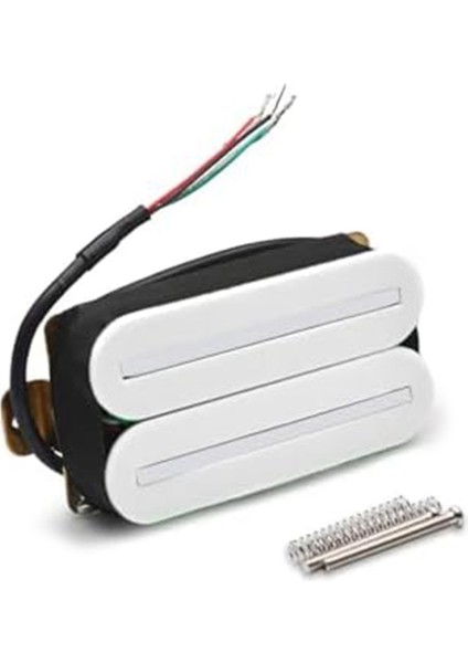 Yüksek Çıkış Boyun Toplama Çift Sıcak Ray Humbucker Pikaplar Beyaz (Yurt Dışından)