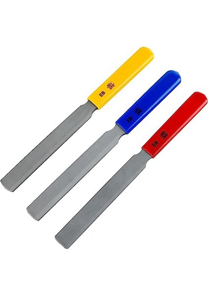 3 Adet Konik Gitar Fıstığı Dosya Somun Yuvası Dosya Seti Çift Kenar Tel Dosyası Elektrik Bas Somun Dosya Tel Aleti (Yurt Dışından)