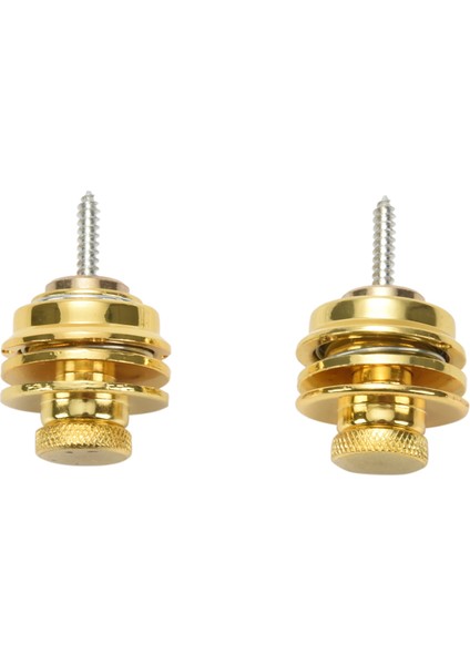 2pcs Slip Olmayan Gitar Kayışı Kilit Kilit Gitar Kemerleri Toka Düğmesi Akustik Elektrik Bass Gitar Kayış Parçaları Aksesuarlar-Gold (Yurt Dışından)