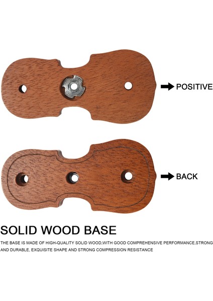 Ev &amp; Stüdyo Için Yay Tutucu ile Yeni Duvar Montajı Keman Askı Kancası (Mahogany) (Yurt Dışından) fırsatları