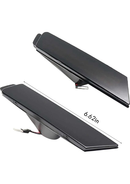 Chevy Camaro 2011-2015 Için Füme Lens LED Yan Işaret Işıkları, Ön Arka Tampon Sidemarker Lambaları Reflektörler (Yurt Dışından)