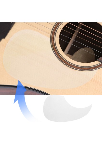 Şeffaf Akustik Gitar Pickguard Damlacıklar Kendinden Yapışkan 41 Inç Pick Guard Pvc Gitar Yüzeyinizi Korur (Su Damlası) (Yurt Dışından) fiyatları