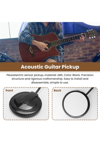 Akustik Gitar Pickup Piezo Transducer Gitar Vemin Ukulele Mandolin (Yurt Dışından) indirimleri