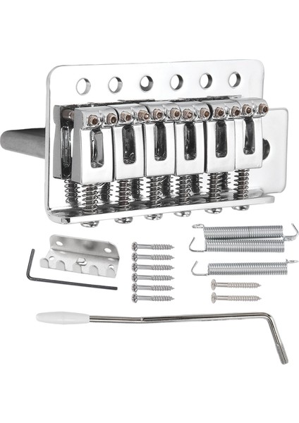 Elektro Gitar Için Tek Salıncak Köprüsü Sq St Tremolo Köprü Sistemi Çekme Plaka Dize Köprüsü Içbükey String Kodu Gümüş (Yurt Dışından) fırsatları