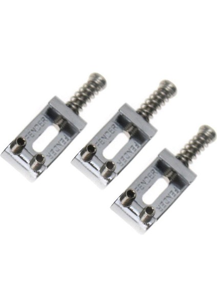 Çamurluk Elektro Gitar Için 6 Yedek Chrome Tremolo Köprü Saddles Seti (Yurt Dışından) fiyatları