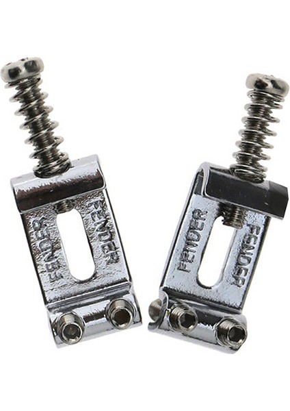Çamurluk Elektro Gitar Için 6 Yedek Chrome Tremolo Köprü Saddles Seti (Yurt Dışından) modelleri
