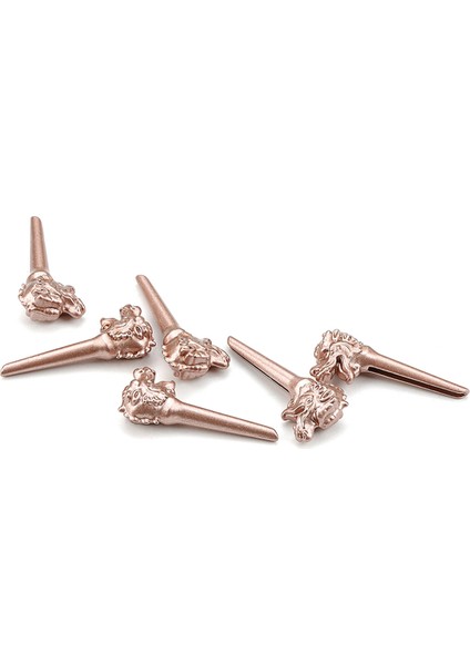 6pcs Ejderha Kafası Metal Akustik Gitar Köprü Pimleri Dizileri Sabit Koni (Yurt Dışından) indirimleri