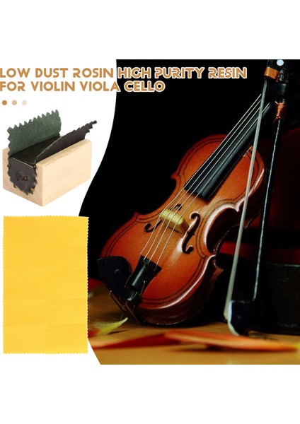 1 Pc Düşük Toz Rosin Viola Viola Viola Çello Yay Dize Orkestra Enstrümanları Müzik Aletleri Aksesuarları (Yurt Dışından) fırsatları