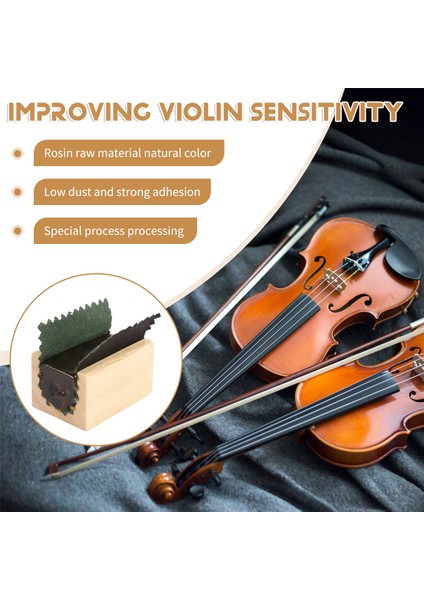 1 Pc Düşük Toz Rosin Viola Viola Viola Çello Yay Dize Orkestra Enstrümanları Müzik Aletleri Aksesuarları (Yurt Dışından) indirimleri