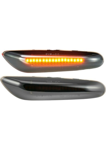 DC12V Akışlı Çamurluk Yan Işık Getirme Yan Dönüş Sinyal Işığı BMW 1/3/5 Serisi E46 E60 E87 E90 X1 için uygun araba için (Yurt Dışından)