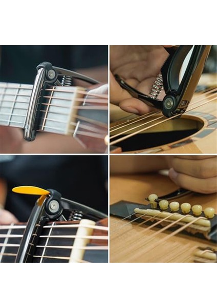 4&#39;ü 1 Gitar Kelepçesi Köprü Pimi Çekme Gitar Seçim Klipsi 6 String Gitar Akustik Veya Elektrik Için 5 Gitar Seçimi (Yurt Dışından) modelleri